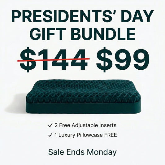 President's Day Gift Bundle (Free Pillow Case + 2 Height+ Inserts)